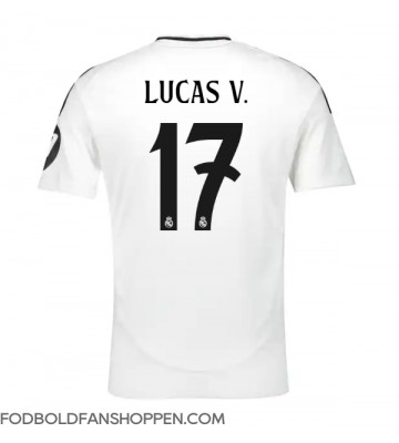 Real Madrid Lucas Vazquez #17 Hjemmebanetrøje 2024-25 Kortærmet